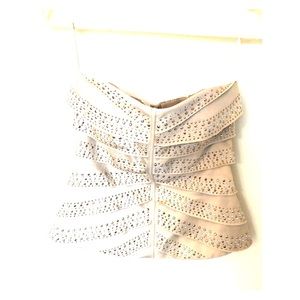 Tiered Studded Bustier White House Black Market